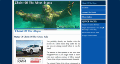 Desktop Screenshot of christoftheabyss.net